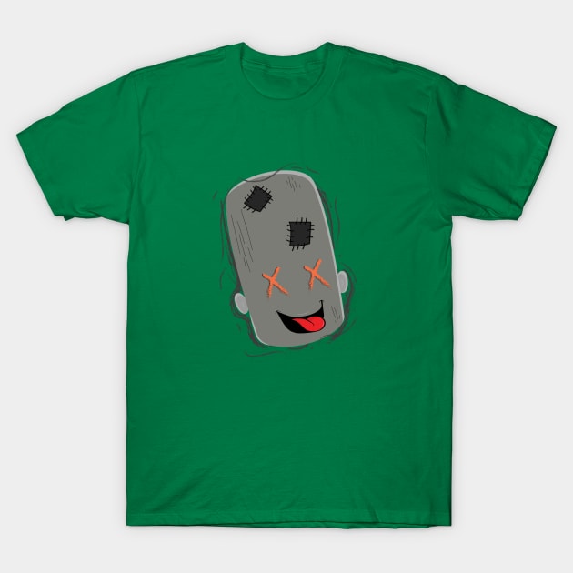 Dead Smiley Monster Face T-Shirt by jhive